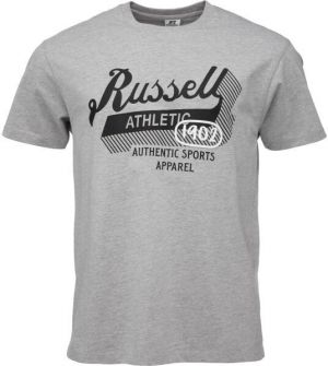 Russell Athletic T-SHIRT M Pánske tričko, sivá, veľkosť