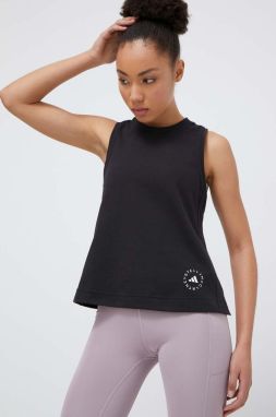 Top adidas by Stella McCartney dámsky, čierna farba, IB6857