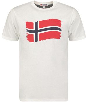 Tričká s krátkym rukávom Geographical Norway  SX1078HGN-WHITE