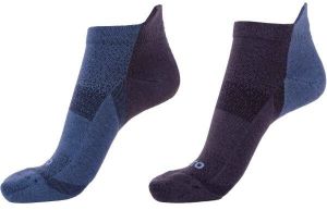 Runto RUN SOCKS  2P 2 páry športových ponožiek s antibakteriálnou úpravou, tmavo sivá, veľkosť