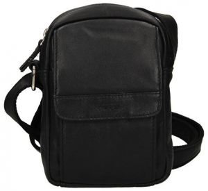 Lagen Pánska kožená crossbody taška BLC/20/1524 BLK