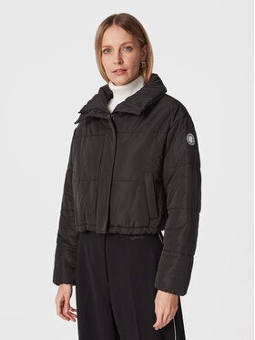 DKNY Sport Vatovaná bunda DP2J9196 Čierna Oversize