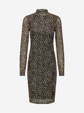 Brown Women's Patterned Sheath Dress ONLY Erica - Women