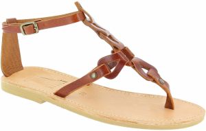 Sandále Attica Sandals  GAIA CALF DK-BROWN