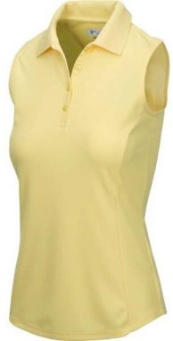 GREGNORMAN PROTEK SLEEVELESS POLO W Dámske golfové polo tričko, žltá, veľkosť