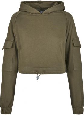 Women's Short Work Hoodies Summer Olive