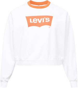 Levi's® Plus Mikina 'PL Vintage Raglan Crew'  oranžová / biela