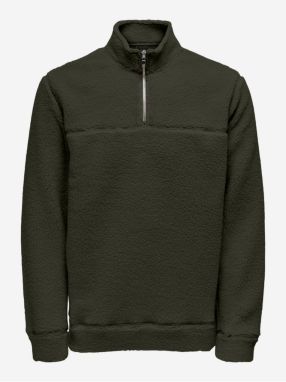 Men's Dark Green Sweatshirt ONLY & SONS Remy - Men