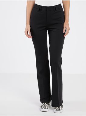 Black Ladies Flared Fit Pants ONLY Peach - Women