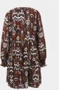 Hnedé vzorované šaty ONLY galéria