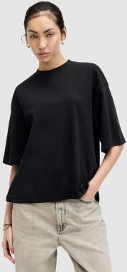Bavlnené tričko AllSaints AMELIE TEE dámske, čierna farba, W130JA