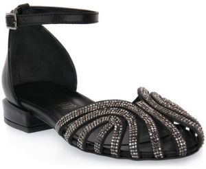 Sandále S.piero  BLK FLAT SANDAL