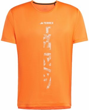ADIDAS TERREX Funkčné tričko 'Agravic'  tmavooranžová / biela