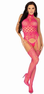 Ružové bodystockings 89309