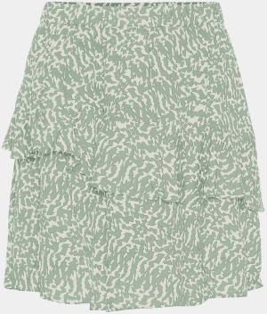 AWARE by VERO MODA Green patterned skirt VERO MODA Hanna - Women