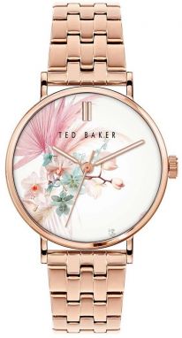 Hodinky Ted Baker dámsky, ružová farba