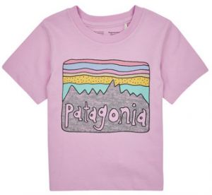 Tričká s krátkym rukávom Patagonia  Baby Regenerative Organic Certified Cotton Fitz Roy Skies T-