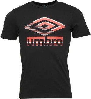 Umbro GLITCH GRAPHIC TEE Pánske tričko, čierna, veľkosť