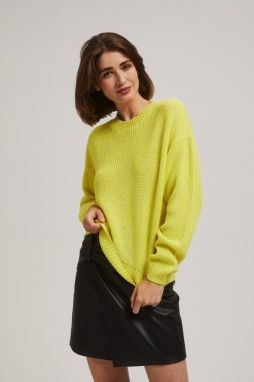 Sweater with a round neckline