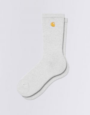 Carhartt WIP Chase Socks Ash Heather/Gold