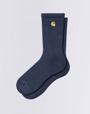 Carhartt WIP Chase Socks Blue/Gold