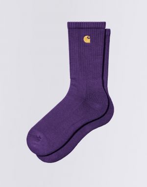 Carhartt WIP Chase Socks Tyrian/Gold