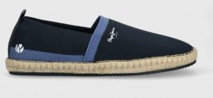 Espadrilky Pepe Jeans TOURIST tmavomodrá farba, PMS10313