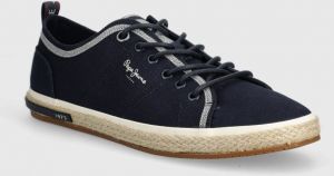 Espadrilky Pepe Jeans PMS10321 tmavomodrá farba, SAMOA SMART