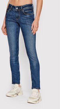 Pepe Jeans Džínsy New Brooke PL204165 Tmavomodrá Slim Fit