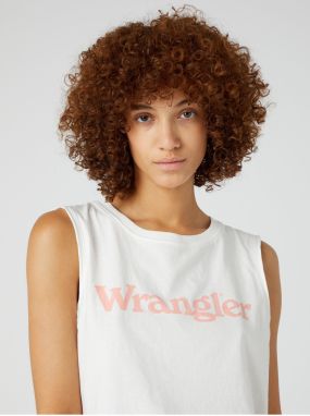 White Women's Tank Top Wrangler - Women