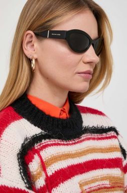 Slnečné okuliare Michael Kors BURANO dámske, čierna farba, 0MK2198