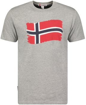 Tričká s krátkym rukávom Geographical Norway  SX1078HGN-BLENDED GREY