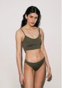 Norba Split Swim Top Green galéria