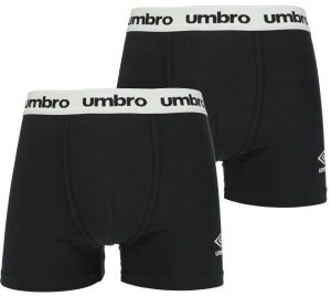 Umbro BOXER SHORT 2 PACK Pánske boxerky, čierna, veľkosť