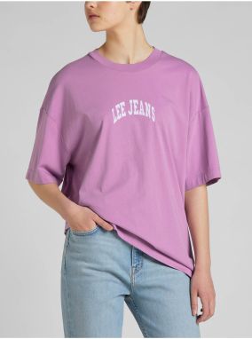 Pink Women Oversize T-Shirt Lee - Women