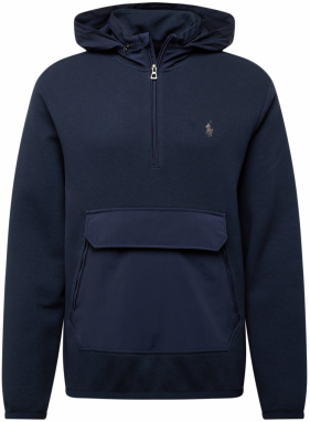 Polo Ralph Lauren Prechodná bunda  námornícka modrá / svetlosivá