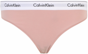 Calvin Klein Underwear Plus Tangá  púdrová / čierna / biela