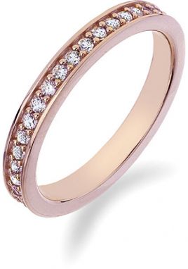 Hot Diamonds Prsteň Emozioni Infinito Rose Gold ER008 52 mm