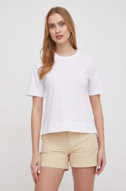 Bavlnené tričko Joop! dámsky, biela farba, 3004035610017030