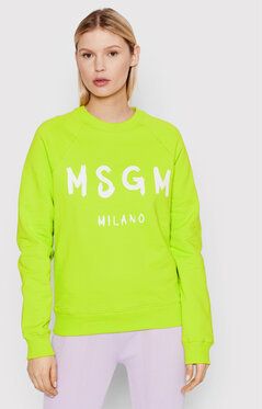 MSGM Mikina 3241MDM513 227299 Zelená Regular Fit