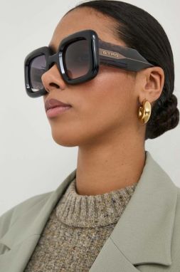 Slnečné okuliare Etro dámske, čierna farba, ETRO 0015/S