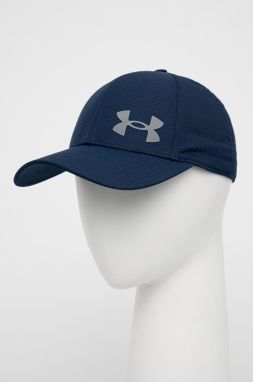 Šiltovka Under Armour Isochill Armourvent 1361530 tmavomodrá farba, s potlačou