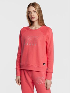 DKNY Sport Mikina DP2T9071 Ružová Regular Fit