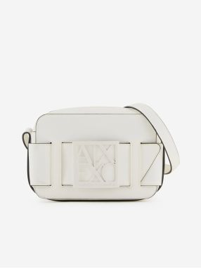 Biela dámska crossbody kabelka Armani Exchange