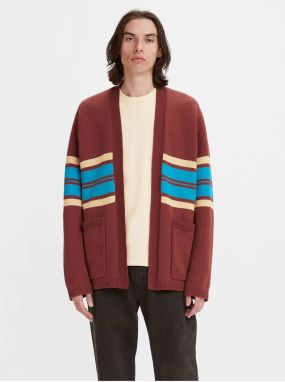 Levi's Burgundy Men's Cardigan Levi's® Noragi - Men's