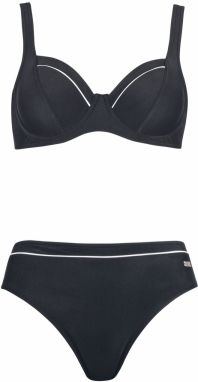 NATURANA Bikiny  čierna / biela