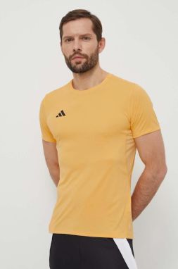 Bežecké tričko adidas Performance Adizero žltá farba, jednofarebné, IR7126