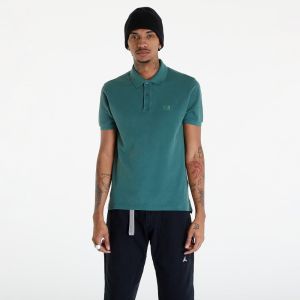 C.P. Company Short Sleeve Polo T-Shirt Duck Green