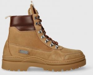 Semišové topánky Filling Pieces Mountain Boot Quartz pánske, hnedá farba, 63333369985