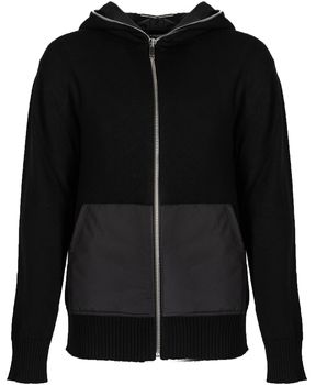 Svetre Les Hommes  LLK401-653A | Wool and Nylon Zip-Up Jumper